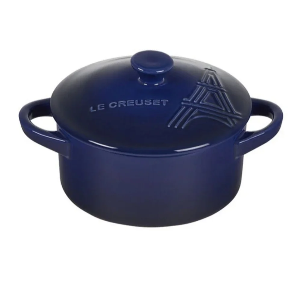 Le Creuset Mini Indigo Blue Cocotte Duo